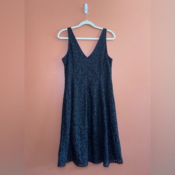 NWT Ann Taylor Loft Lace Fit and Flare Dress Womens Size 10 - Picture 4 of 6